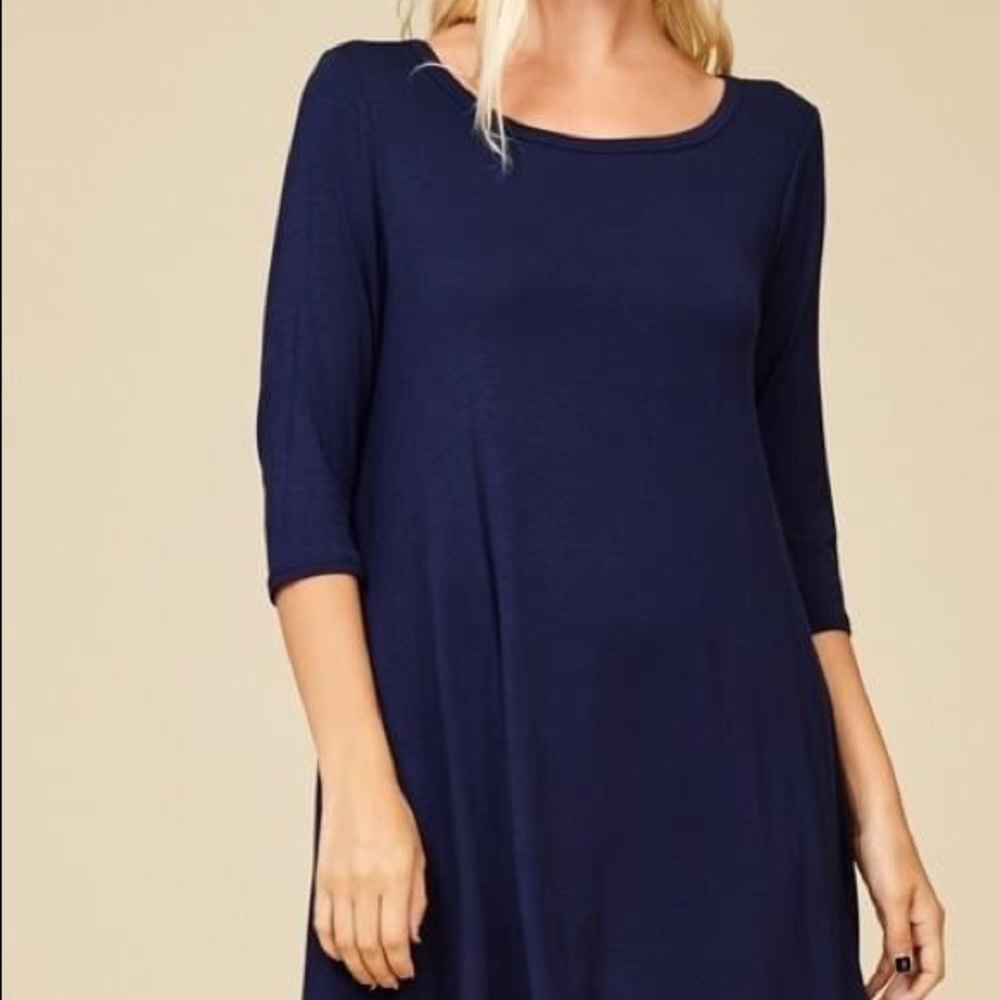 2/$20 NWT Navy Swing Dress